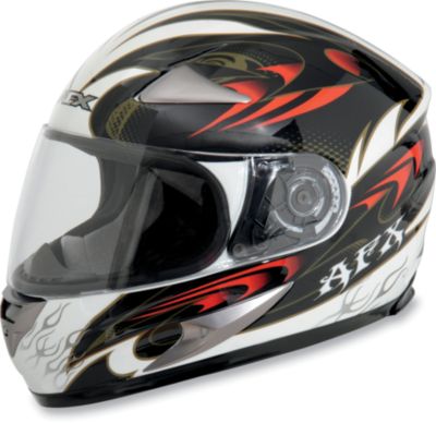 AFX FX-90 DARE HELMET - Motosport Alloys Glamis Front Wheel - 10x5 Polished