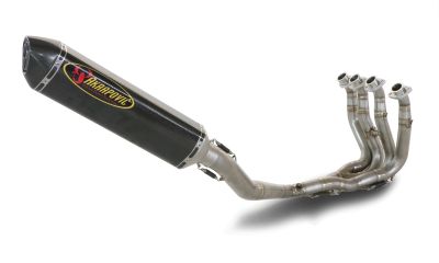 AKRAPOVIC FULL SYSTEM EVOLUTION HEX CARBON FIBER EXHAUST - CLEARANCE