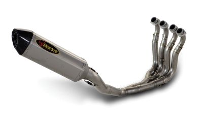 AKRAPOVIC FULL SYSTEM EVOLUTION SINGLE CAN TITANIUM EXHAUST