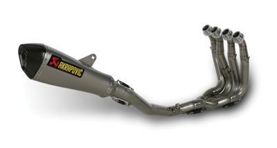 AKRAPOVIC EVOLUTION FULL SYSTEM EXHAUST - TITANIUM CONICAL