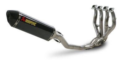 AKRAPOVIC EVOLUTION FULL SYSTEM EXHAUST - CARBON FIBER HIGH MOUNT