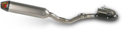 AKRAPOVIC EVOLUTION TITANIUM HEX SYSTEM - 4-Stroke Dirt Bike Exhaust Systems 