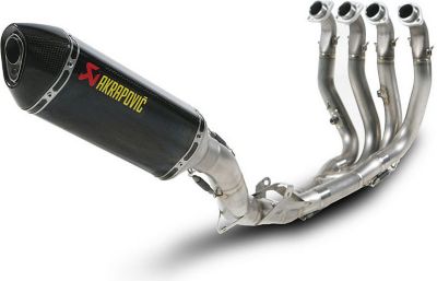 AKRAPOVIC RACING FULL SYSTEM EXHAUST - CARBON FIBER -  Motorcycle Full Exhaust Systems 