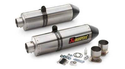 AKRAPOVIC SLIP-ON EXHAUST - TITANIUM -  Motorcycle Slip On Exhaust Systems 