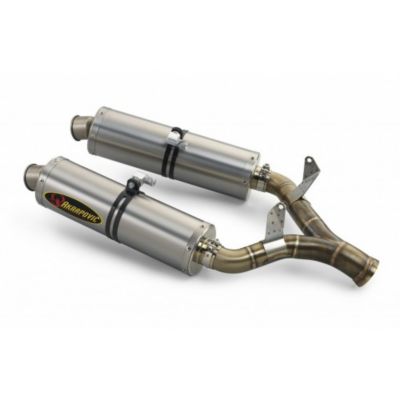 AKRAPOVIC SLIP-ON EXHAUST - TITANIUM OVAL