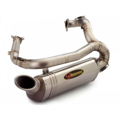 AKRAPOVIC SUPERSTOCK SLIP-ON EXHAUST FOR AKRAPOVIC HEADERS - TITANIUM -  Motorcycle Slip On Exhaust Systems 