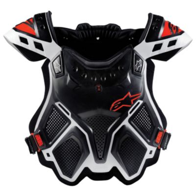 ALPINESTARS A-10 BIONIC NECK SUPPORT CHEST PROTECTOR - BLACK & RED