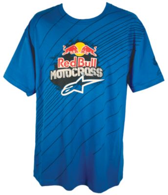  ALPINESTARS RED BULL TRIUMPHANT T-SHIRT - ROYAL BLUE