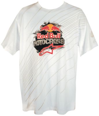ALPINESTARS RED BULL TRIUMPHANT T-SHIRT - WHITE - Alpinestars ATV Casual Clearance Clothing