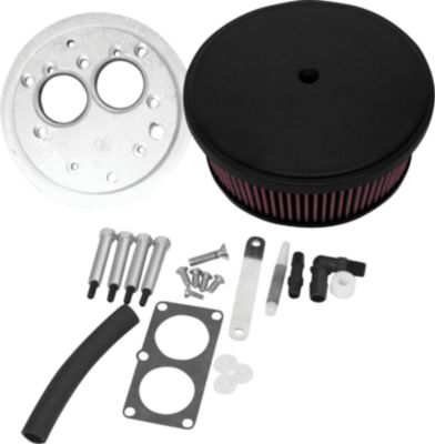 ARLEN NESS BIG SUCKER KIT - BLACK COVER - Cruiser Air Cleaner Kits