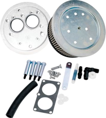 ARLEN NESS BIG SUCKER KIT WITH STAINLESS STEEL FILTER - Cruiser Air Cleaner Kits