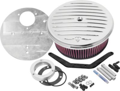 ARLEN NESS BIG SUCKER KIT - GROOVED COVER - Cruiser Air Cleaner Kits