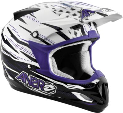 2012 ANSWER COMET HELMET - PURPLE HAZE - Discount & Sale ATV Protection Clearance