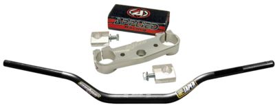 APPLIED WRAP TOP CLAMP WITH PRO TAPER CONTOUR HANDLEBAR COMBO -  Dirt Bike Bar And Clamp Combos 