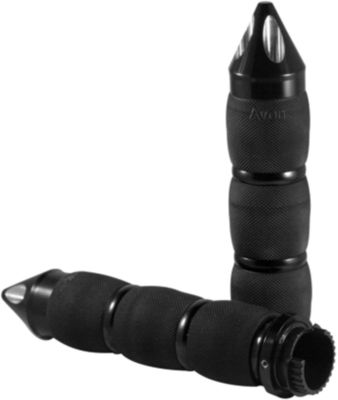 AVON CRUISER AIR CUSHIONED ANODIZED GRIPS WITH SPIKED END CAP