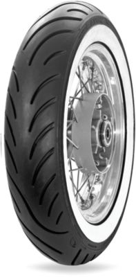 AVON VENOM REAR TIRE - 140/90HB16 WIDE WHITE WALL - 
