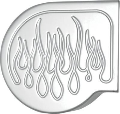 BARON FRONT CHROME HORN COVER - Cruiser Horn Covers