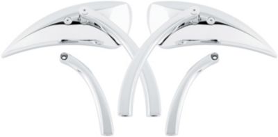 BIKER'S CHOICE LARGE TEARDROP MIRRORS