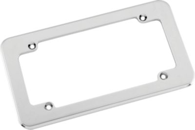 BIKER'S CHOICE LARGE SMOOTH LICENSE PLATE FRAME - Cruiser License Plate