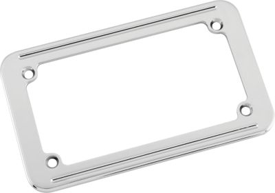BIKER'S CHOICE SMALL TWIN LINE LICENSE PLATE FRAME - Cruiser License Plate