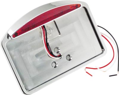 BIKER'S CHOICE SLIM CATEYE LED LICENSE PLATE FRAME - Cruiser License Plate
