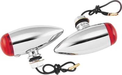 BIKER'S CHOICE SMOOTH BULLET SINGLE FILAMENT MARKER LIGHTS - Cruiser Accent Lighting