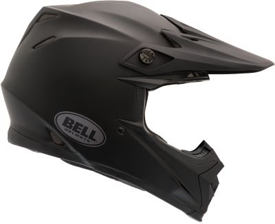 BELL MOTO 9 MATTE BLACK HELMET - Utility ATV Helmets