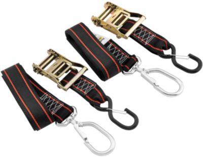 BIKEMASTER 2 SWIVEL RATCHET CARABINER TIEDOWN - 