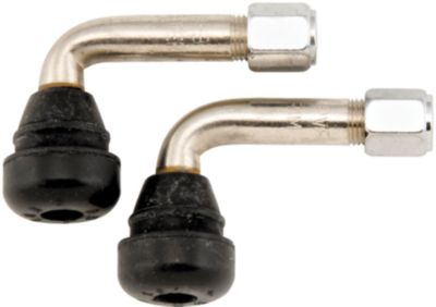 BIKEMASTER 90 DEGREE ANGLED PLASTIC BASE VALVE STEM - Cruiser Valve Caps