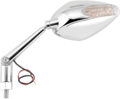 BIKEMASTER CANDY DROP CUSTOM MIRRORS WITH INTEGRATED TURN SIGNAL