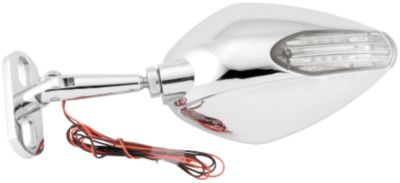 BIKE MASTER CANDY DROP MIRROR WITH LED TURN SIGNAL