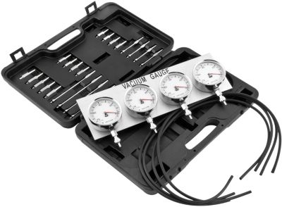BIKEMASTER CARBURETOR SYNCHRONIZING 4-GAUGE SET - 