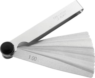 BIKEMASTER 20-BLADE METRIC FEELER GAUGE SET - 