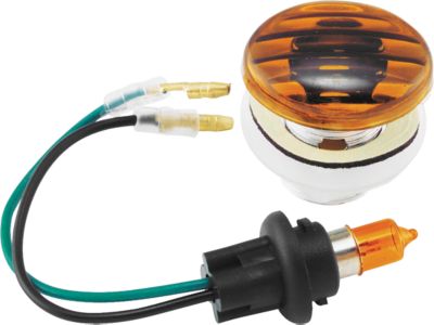 BIKEMASTER FLAT OVAL MINI FLUSH MOUNT MARKER LIGHT -  Motorcycle Accent Lighting 