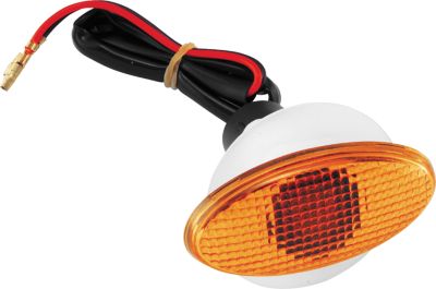 BIKEMASTER FLAT OVAL MEDIUM FLUSH MOUNT MARKER LIGHT -  Motorcycle Accent Lighting 