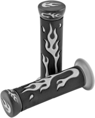 BIKEMASTER 135MM DUAL DENSITY FLAME GRIPS