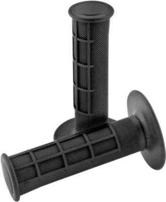 BIKEMASTER 120MM DUAL DENSITY THIN GRID GRIPS - TWIST THROTTLE - Motocross & Dirt Bike Grips 