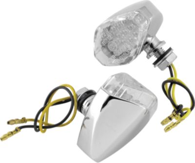 BIKEMASTER MINI CORNER CATEYE LED TURN SIGNALS