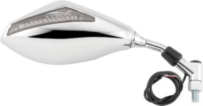 BIKEMASTER MIRROR SET WITH LED TURN SIGNALS