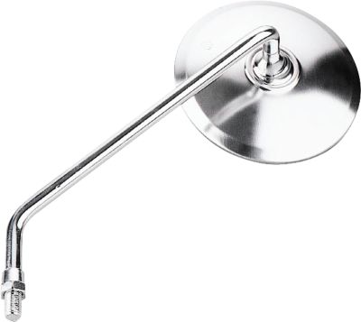 BIKEMASTER ROUND STAINLESS MIRROR -  Motorcycle Mirrors 