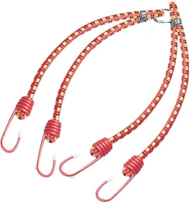 BIKEMASTER STANDARD MULTICOLOR 4-HOOK BUNGEE - 