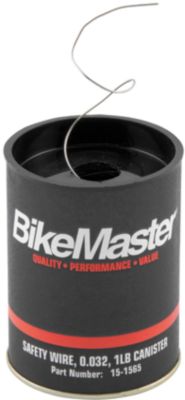 BIKEMASTER SAFETY WIRE - .032 1LB CAN -  Motorcycle Hardware 
