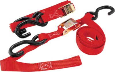 BIKEMASTER TIEDOWNS WITH INTEGRATED SOFT HOOKS
