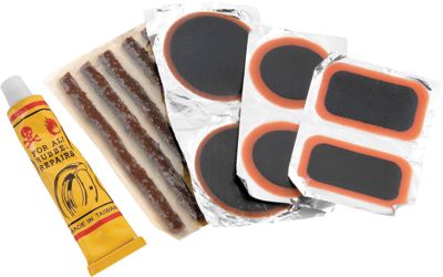 BIKEMASTER TIRE AND TUBE PATCH AND PLUG REPLACEMENT KIT