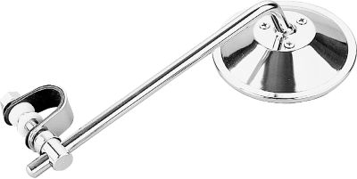 BIKEMASTER UNIVERSAL CLAMP ON MIRROR - 8 STEM -  Motorcycle Mirrors 