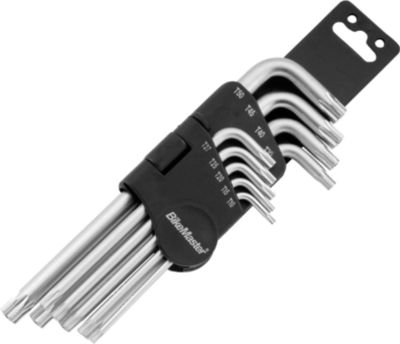 BIKEMASTER 9-PIECE SECURITY TORX WRENCH SET AND HOLDER -  Motorcycle Accessories 