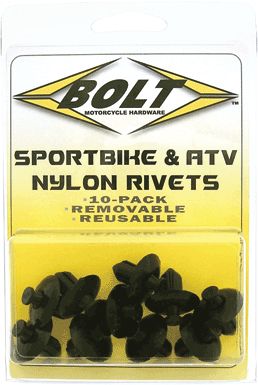 BOLT M8 NYLON PUSH RIVETS - 