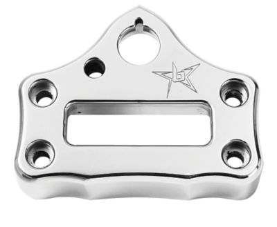 BLINGSTAR BAR CLAMP - POLISHED ALUMINUM -  ATV Bars And Controls  
