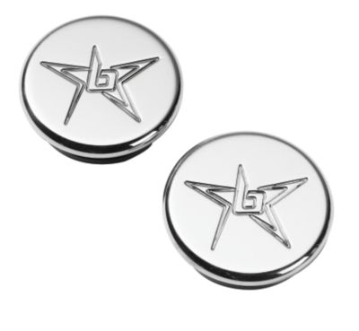 BLINGSTAR FRAME PLUG SET - POLISHED ALUMINUM - 