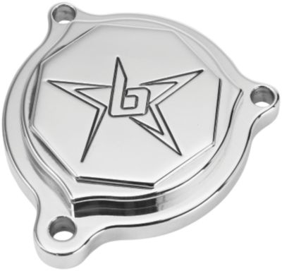 BLINGSTAR OIL FILTER COVER - POLISHED ALUMINUM